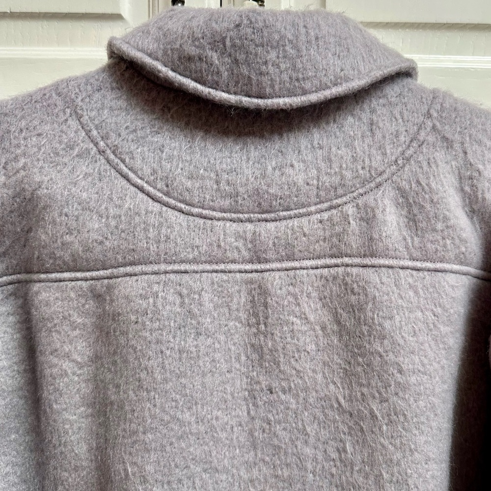 Urban Outfitters Lavender Gray Wool Blend Cropped Jacket Size Large - Picture 8 of 12